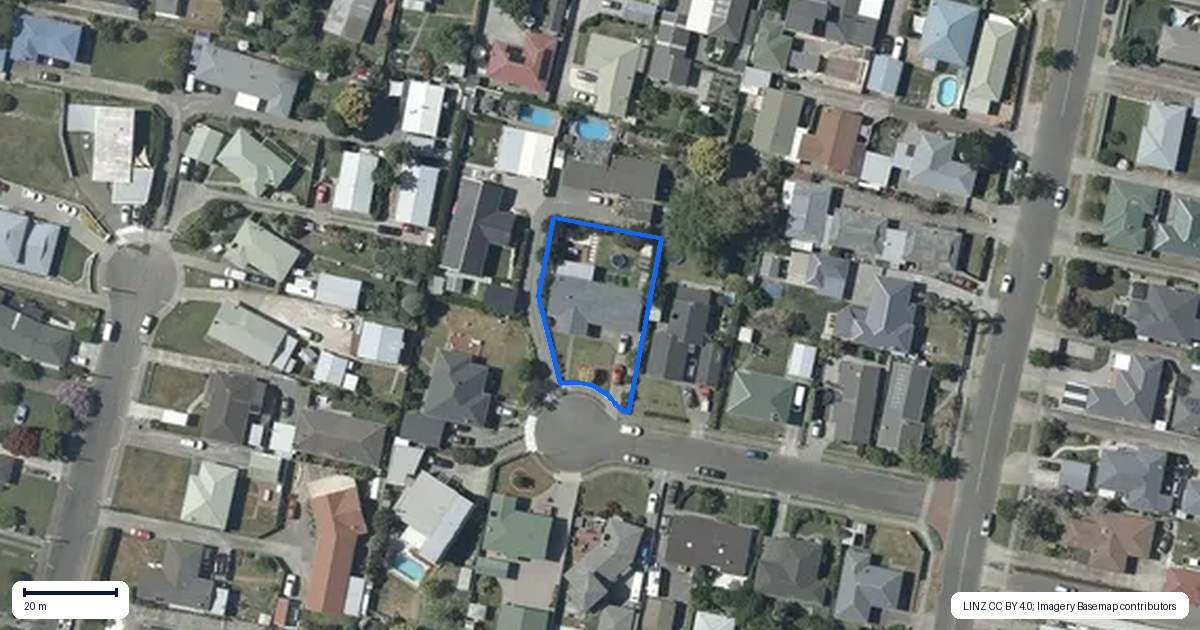 Property context map for 3 Yeo Place, Taradale, Napier