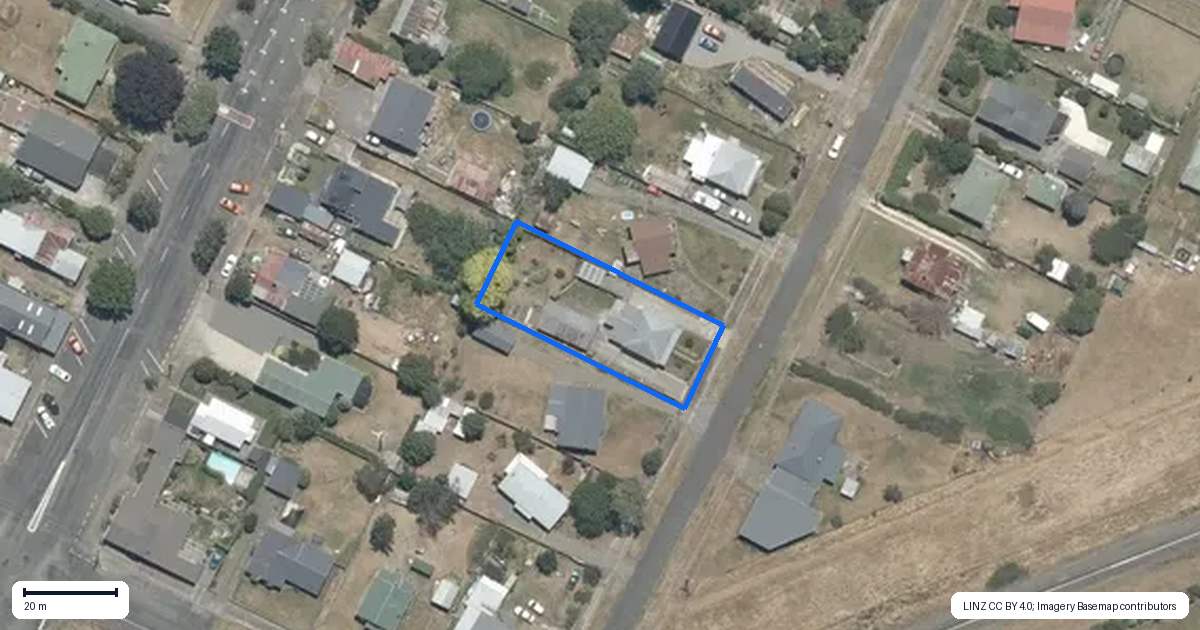 Property context map for 15 St Clair Street, Takapau