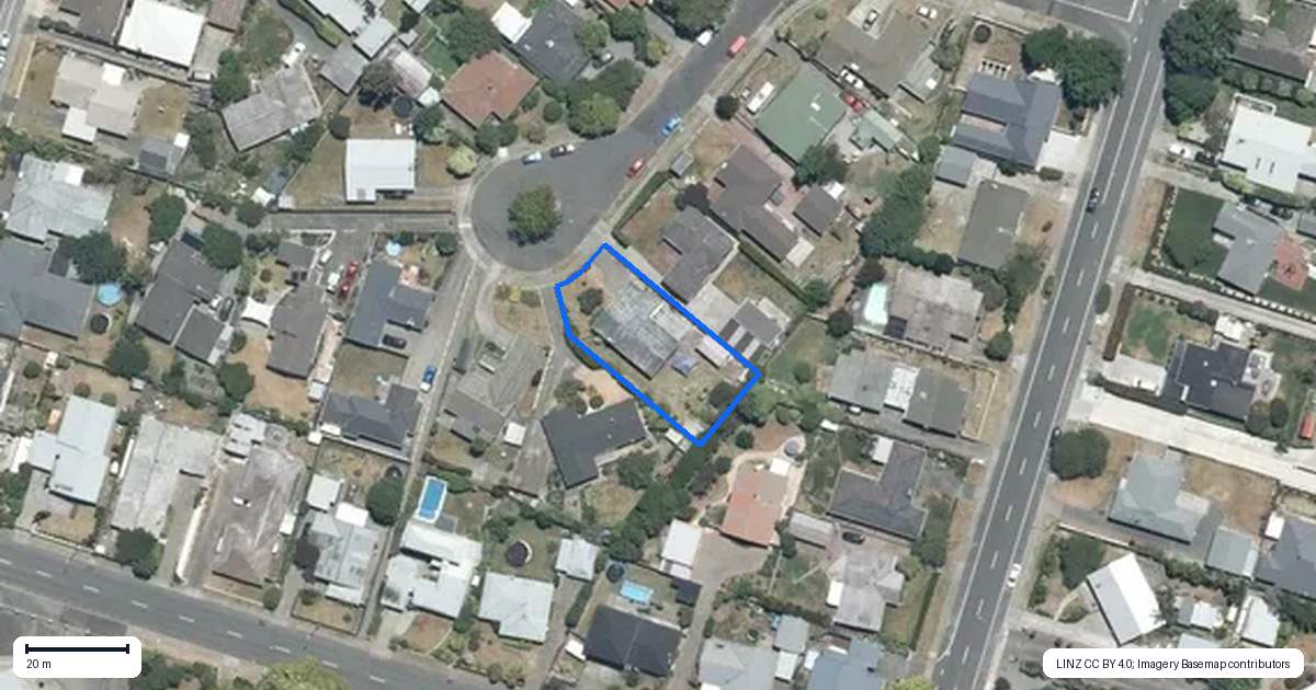 Property context map for 9 Bale Place, Havelock North