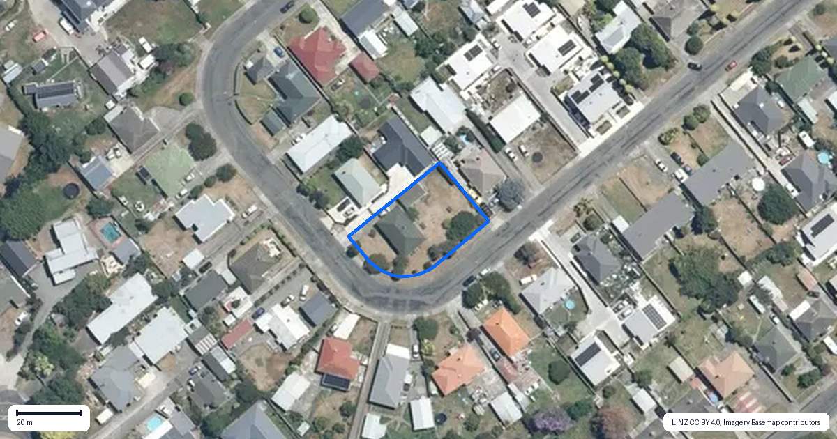Property context map for 731 Ngaio Street, Mahora, Hastings