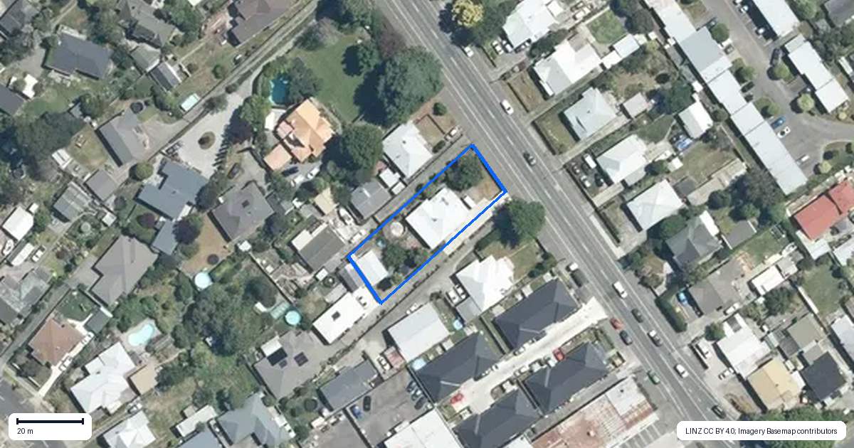 Property context map for 131 Frederick Street East, Mayfair, Hastings