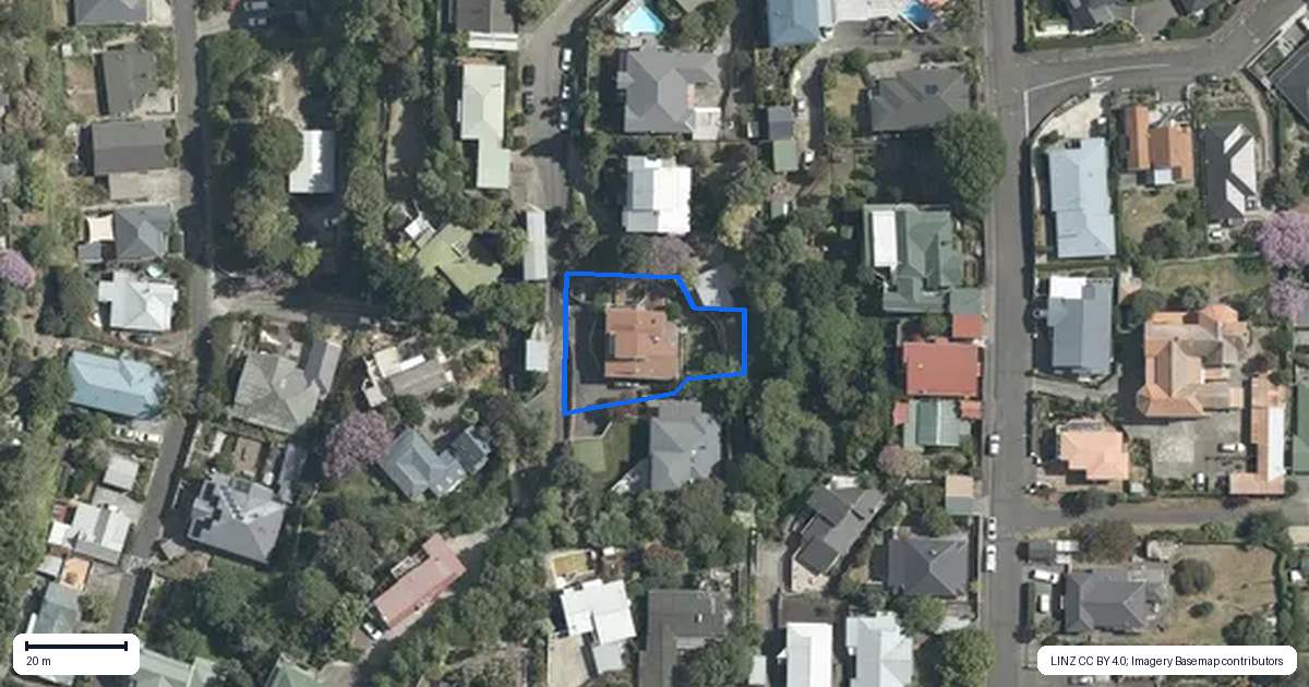 Property context map for 8 Denholm Road, Hospital Hill, Napier