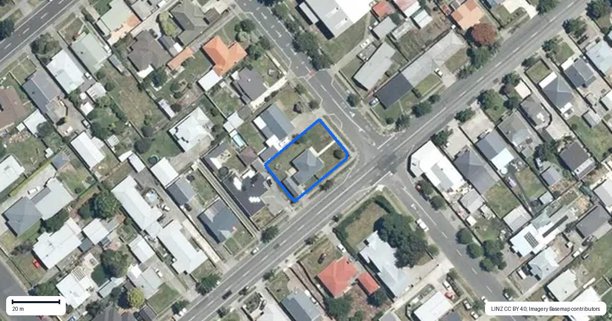 Property context map for 511 Jervois Street, Mayfair, Hastings