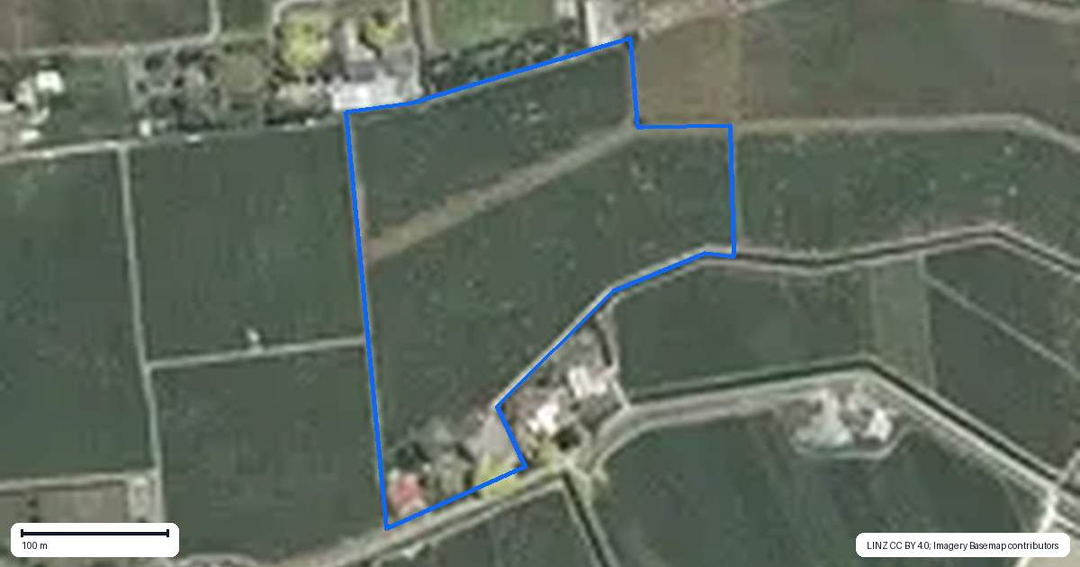 Property context map for 38 King Road, Meeanee, Napier