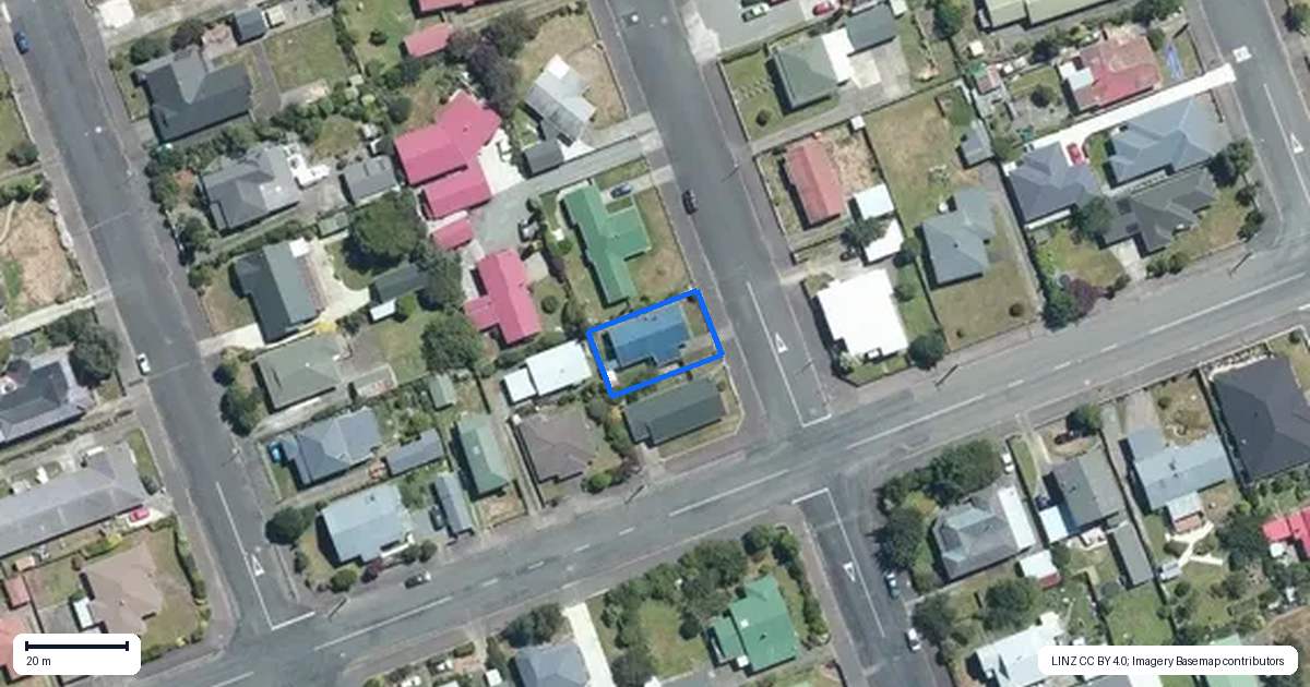 Property context map for 46 Allardice Street, Dannevirke