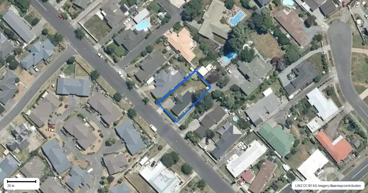 Property context map for 1264 Louie Street, Parkvale, Hastings