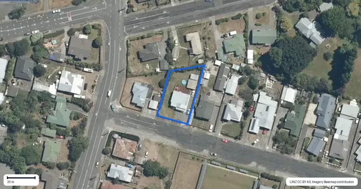 Property context map for 3 Francis Drake Street, Waipukurau