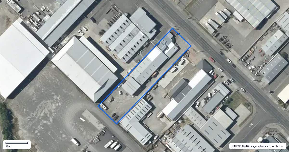Property context map for 33 Niven Street, Onekawa, Napier