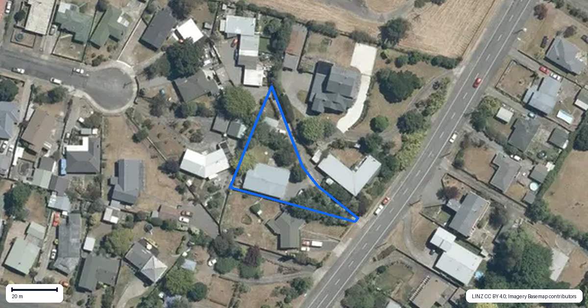 Property context map for 132 Porangahau Road, Waipukurau