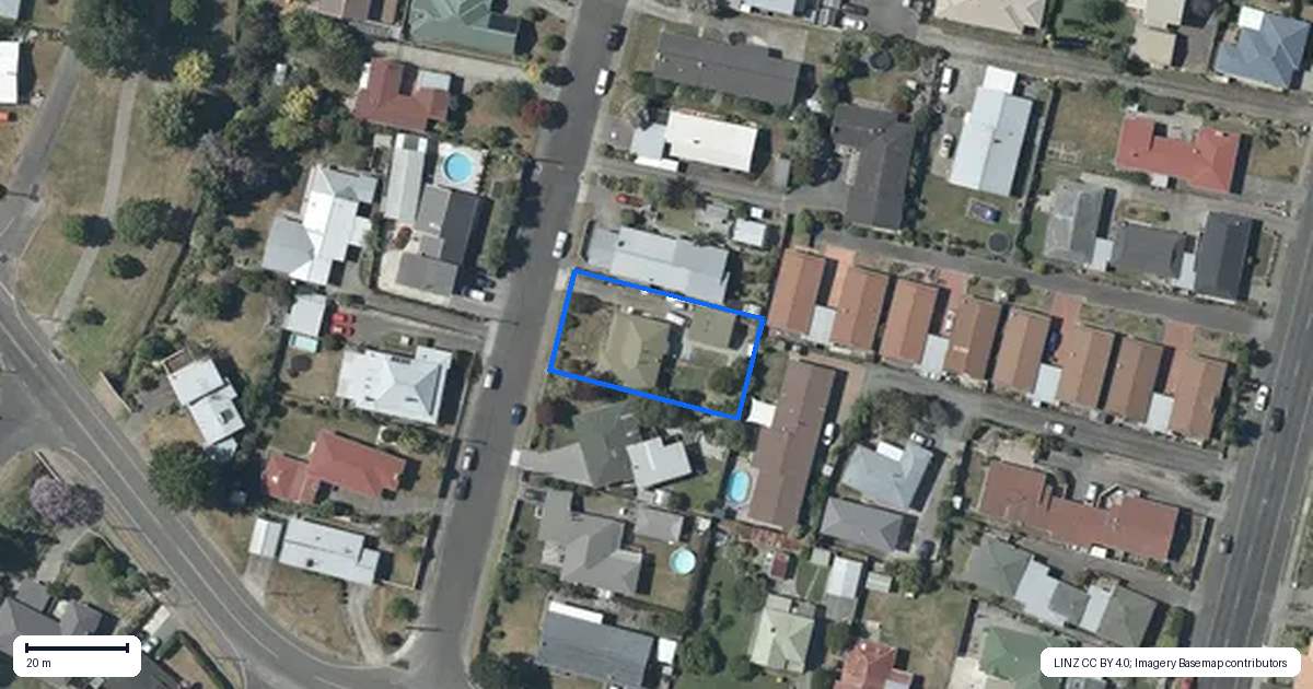 Property context map for 7 Totara Street, Taradale, Napier