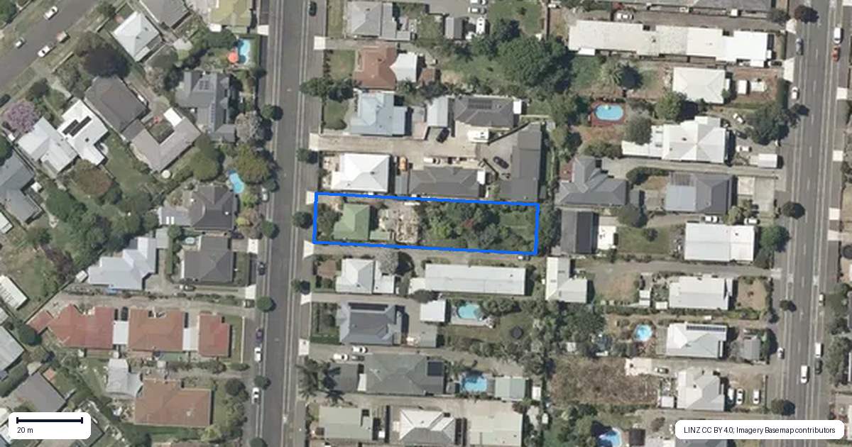 Property context map for 131 Nelson Crescent, Napier South, Napier