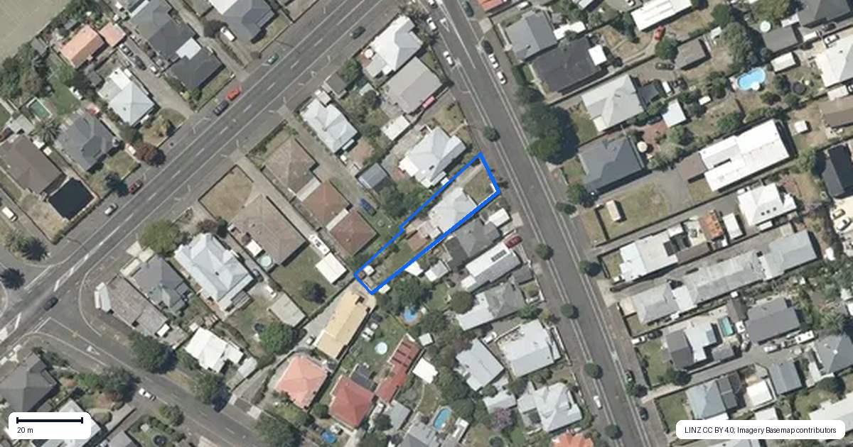Property context map for 74 Nelson Crescent, Napier South, Napier