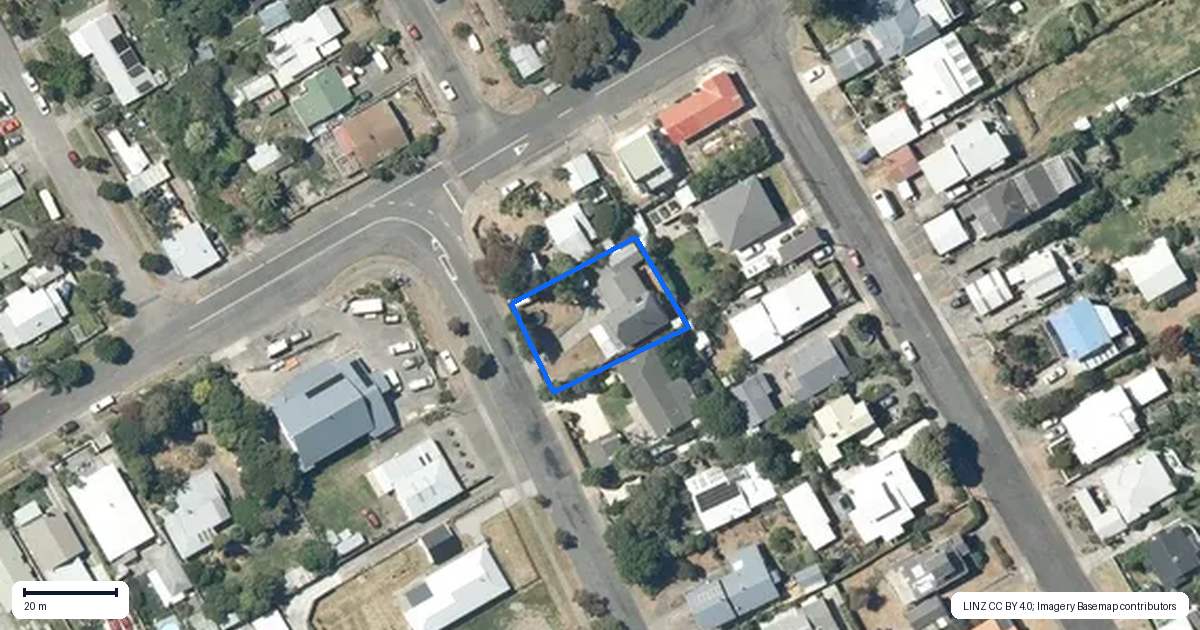 Property context map for 5 Beach Road, Haumoana