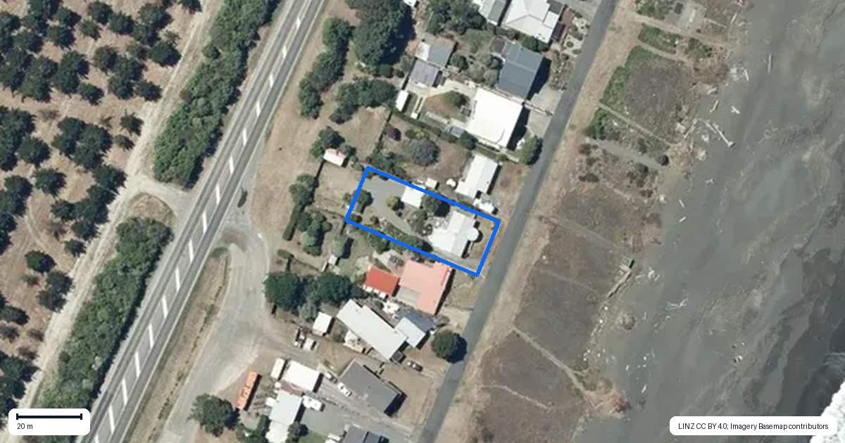 Property context map for 242 Whirinaki Road, Eskdale, Napier