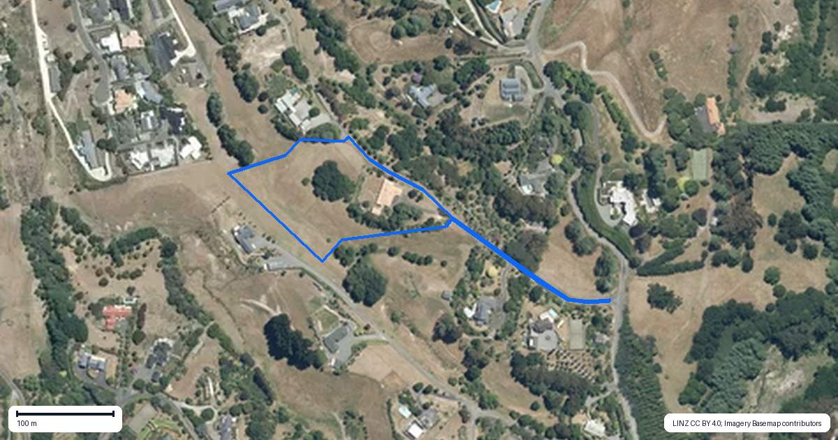 Property context map for 122 Kopanga Road, Havelock North
