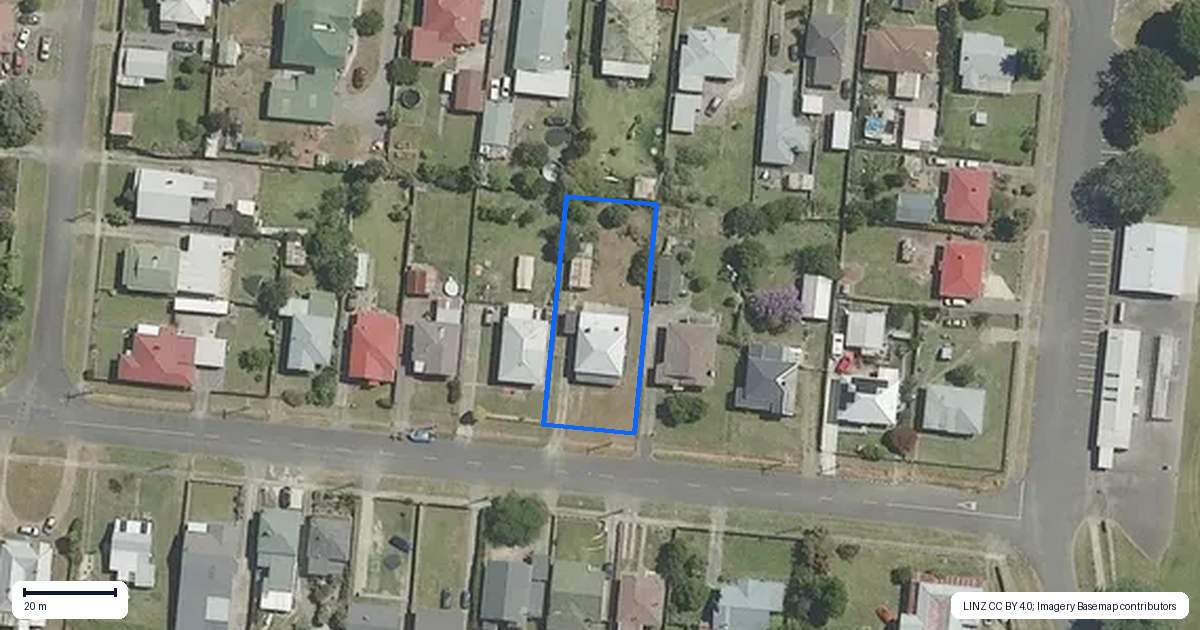 Property context map for 139 Lucknow Street, Wairoa