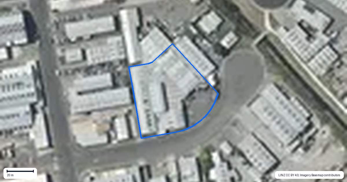Property context map for 5 Husheer Place, Onekawa, Napier