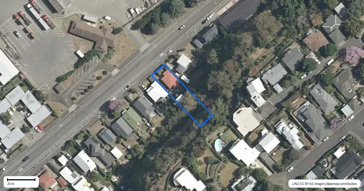 Property context map for 104 Battery Road, Ahuriri, Napier
