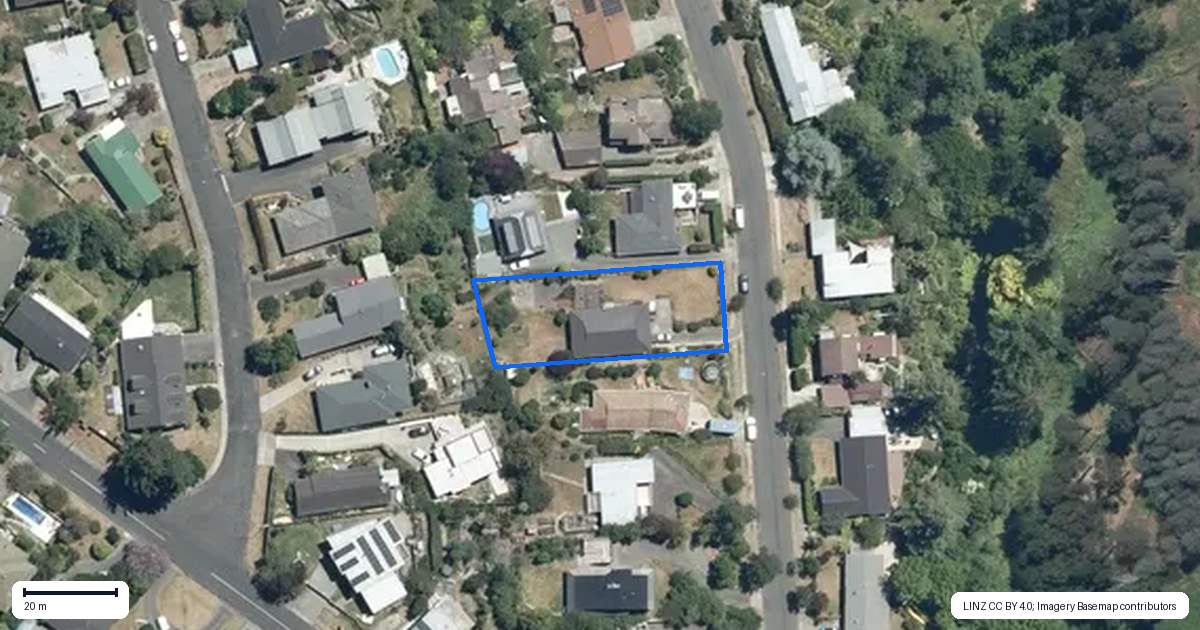 Property context map for 22 Tokomaru Drive, Havelock North