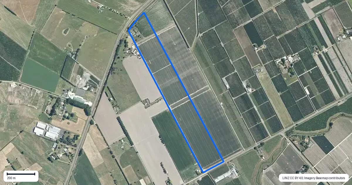 Property context map for 1355 Railway Road South, Longlands, Hastings