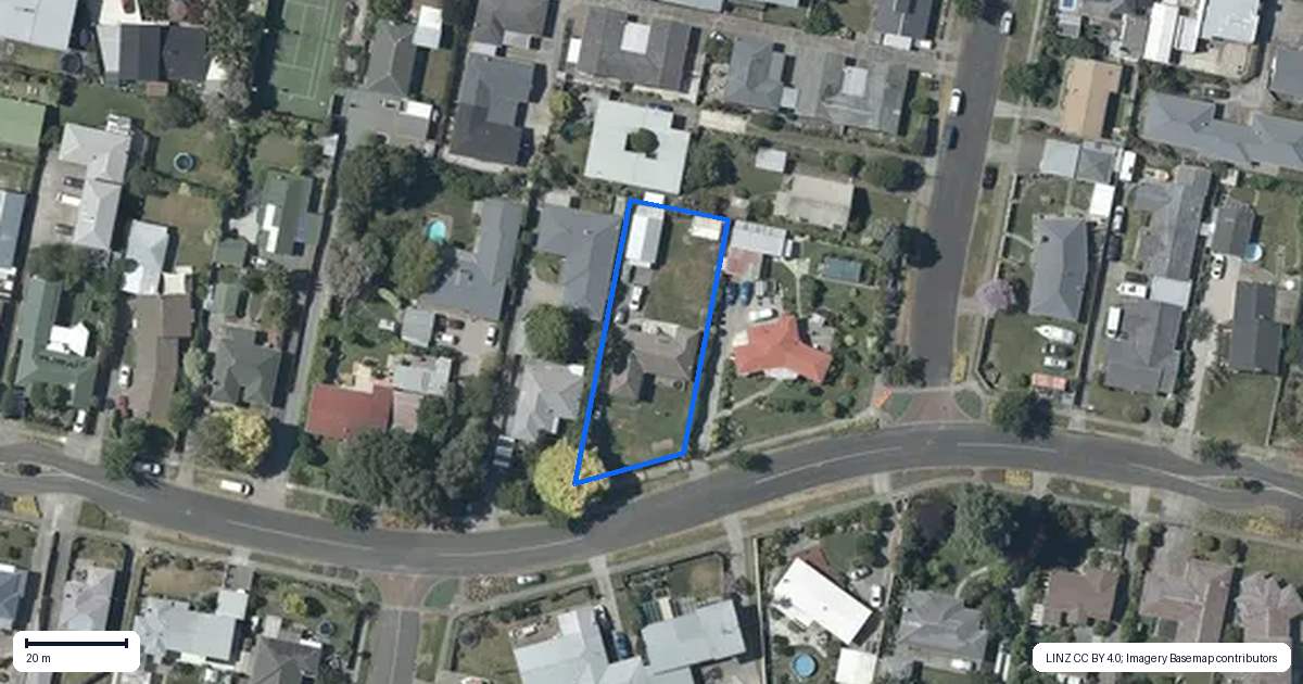Property context map for 40 Elbourne Street, Taradale, Napier