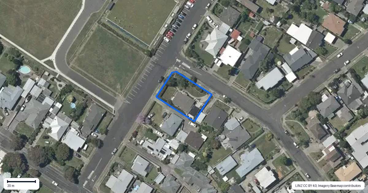 Property context map for 44 Herrick Street, Marewa, Napier