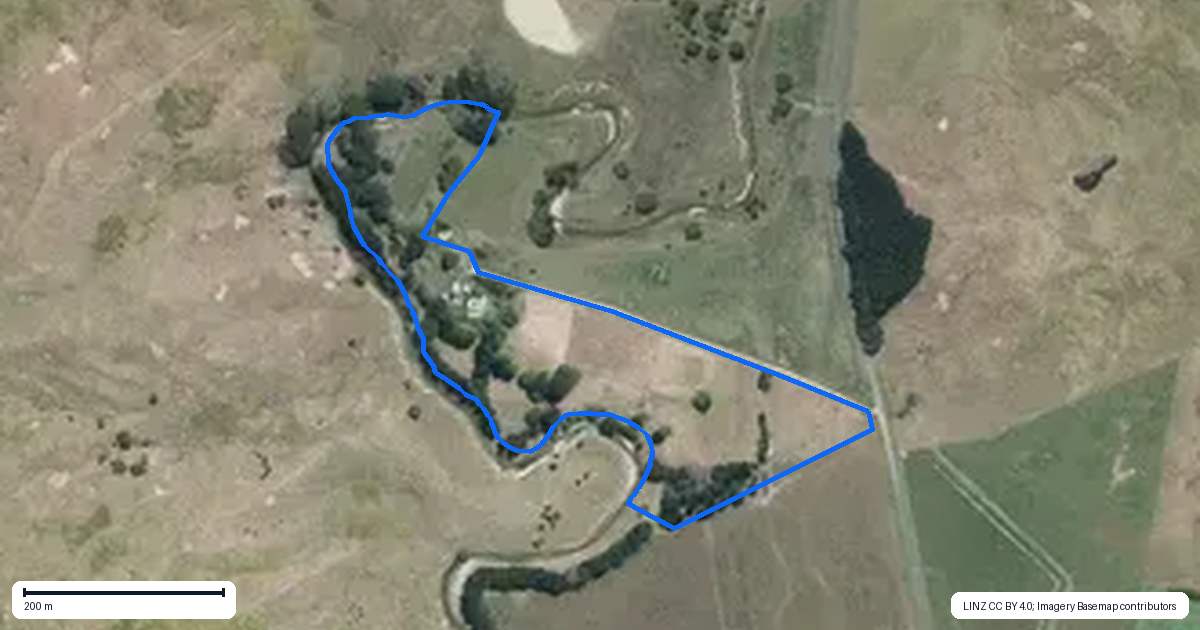 Property context map for 768 Herbertville Road, Herbertville