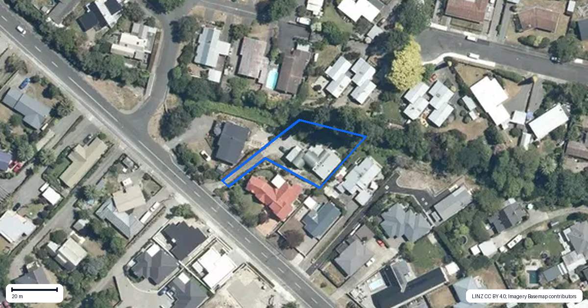 Property context map for 17A Lucknow Road, Havelock North