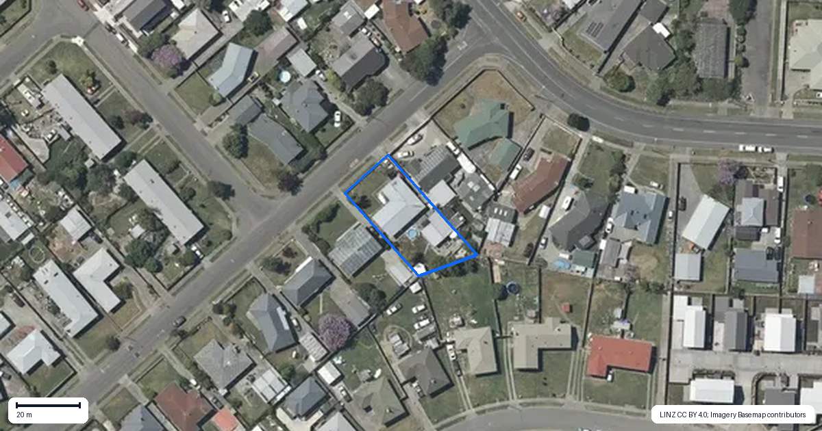 Property context map for 69 Alexander Avenue, Onekawa, Napier