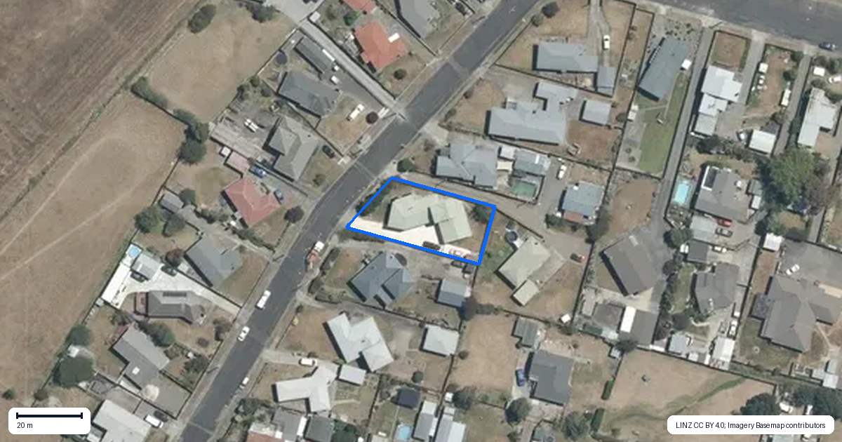 Property context map for 8 Wilder Street, Waipukurau