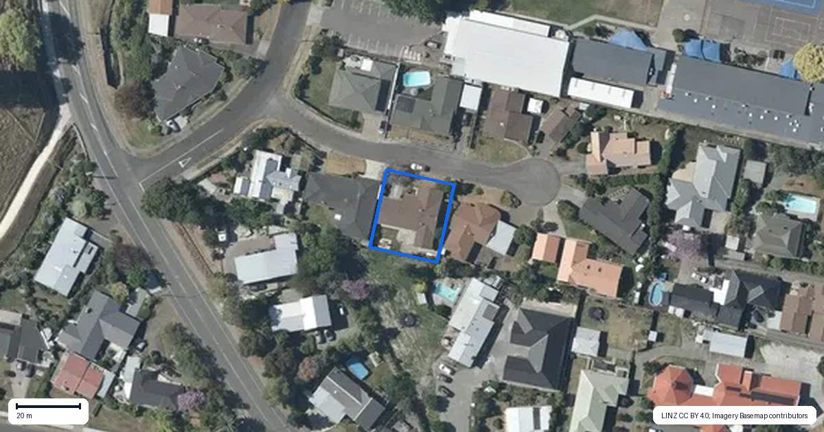 Property context map for 6 Matthews Place, Taradale, Napier