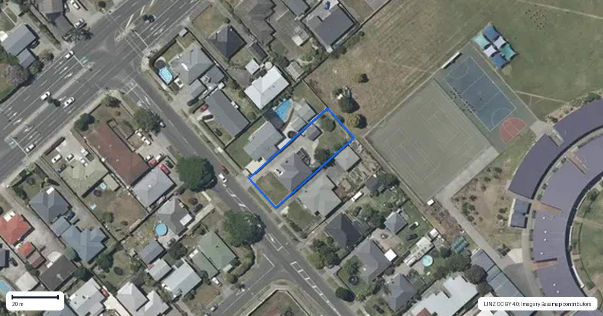 Property context map for 4 Wycliffe Street, Onekawa, Napier
