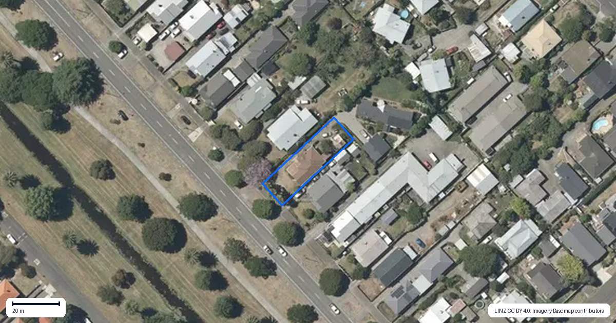 Property context map for 187 Georges Drive, Napier South, Napier