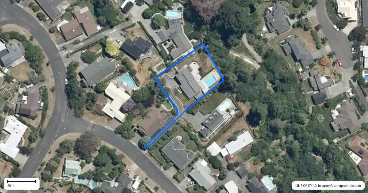 Property context map for 5 Ritchie Place, Havelock North