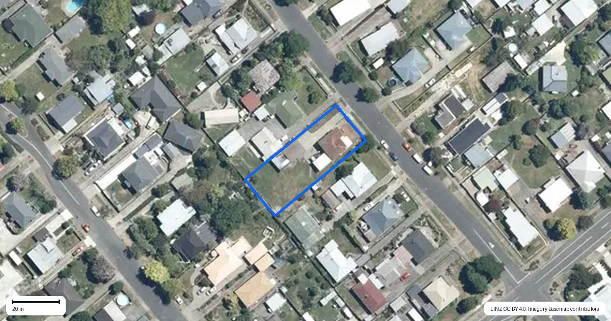 Property context map for 907 Outram Road, Akina, Hastings