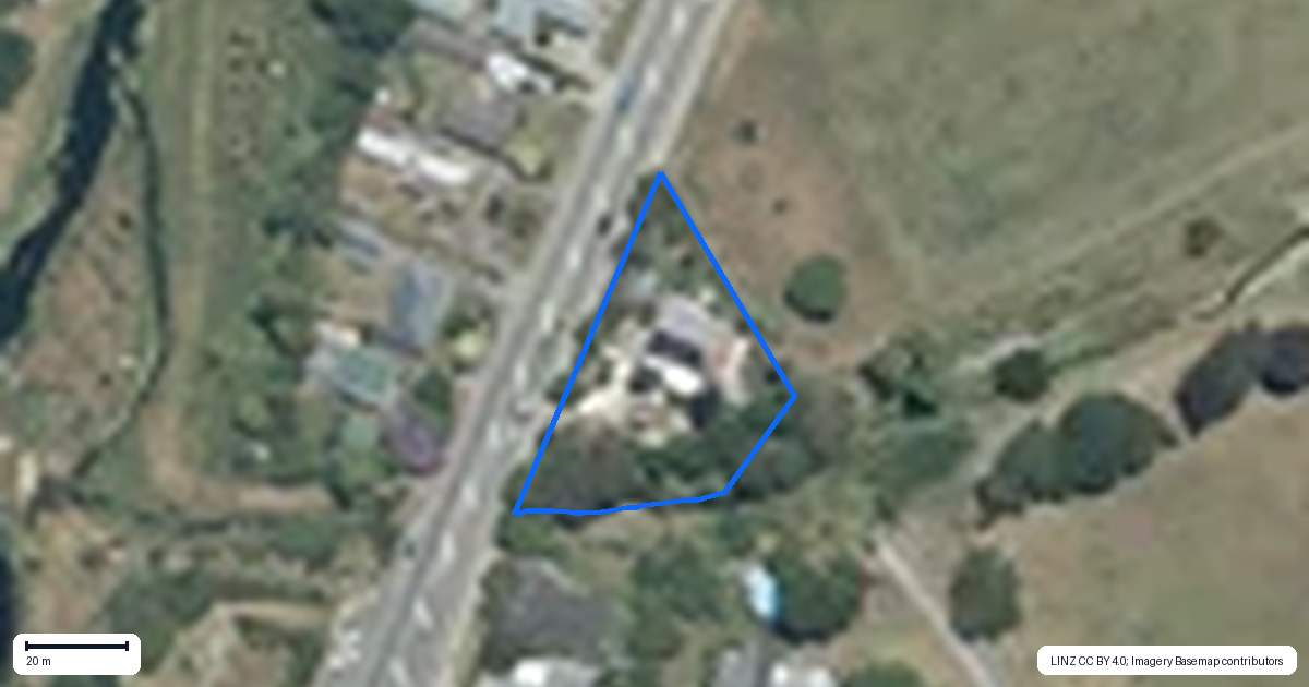 Property context map for 140 Napier Road, Havelock North