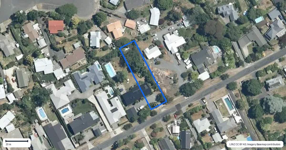 Property context map for 16 Reynolds Road, Havelock North