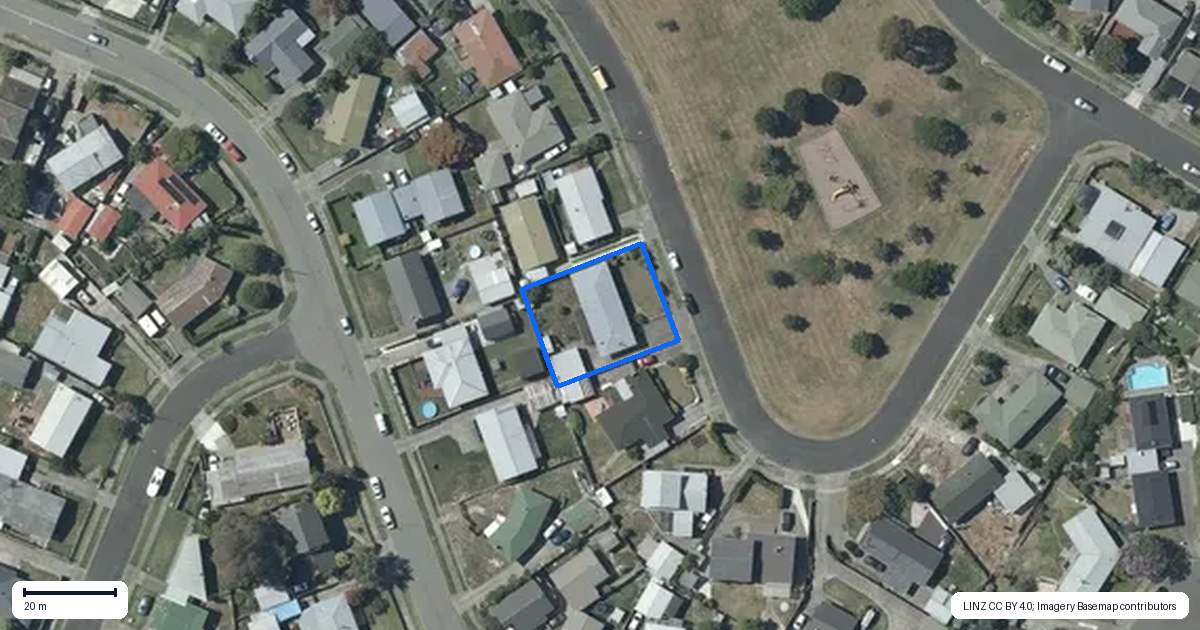 Property context map for 23 Lichfield Crescent, Tamatea, Napier