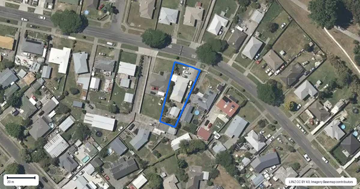Property context map for 91 Geddis Avenue, Maraenui, Napier