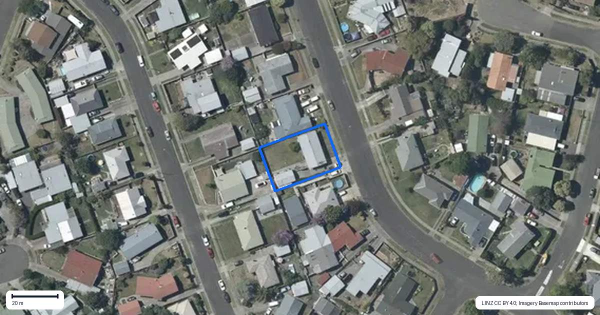Property context map for 23 Plunket Street, Tamatea, Napier