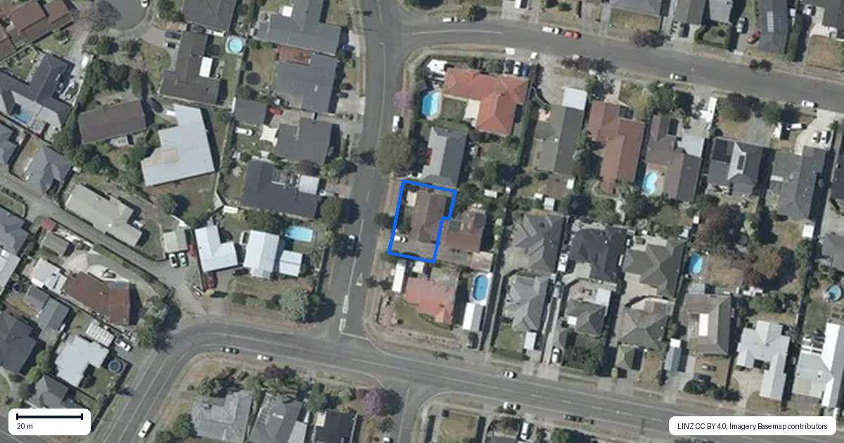 Property context map for 4 Nicholas Street, Taradale, Napier