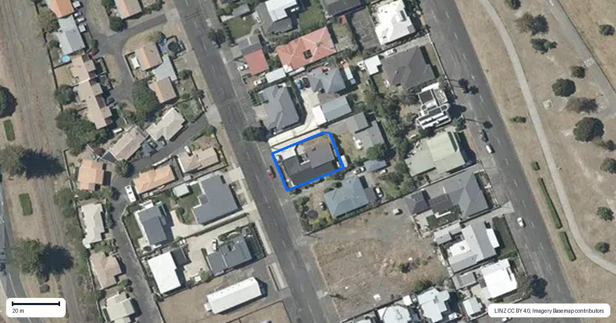 Property context map for 79 Charles Street, Westshore, Napier