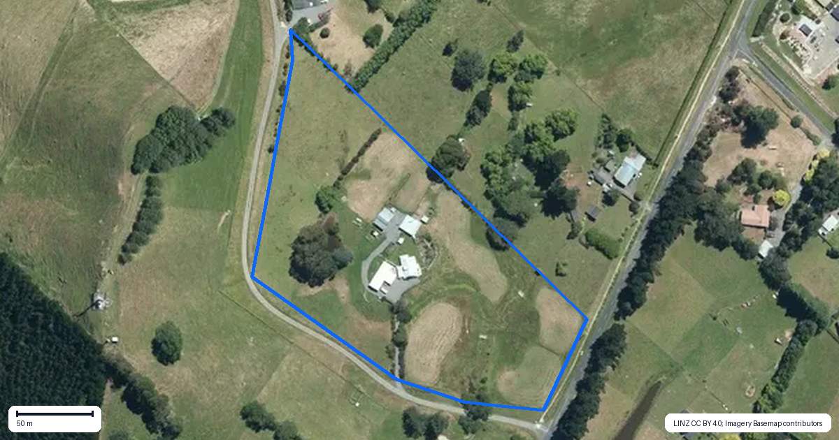 Property context map for 10 Rule Road, Dannevirke