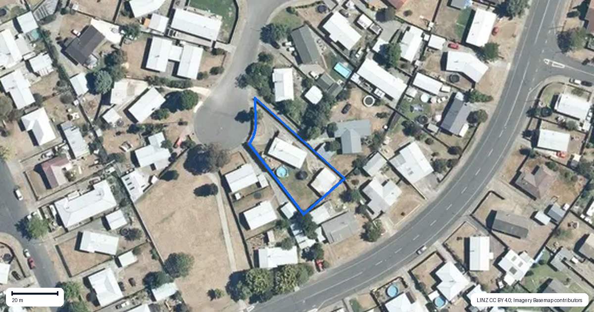 Property context map for 7 Lander Place, Flaxmere, Hastings