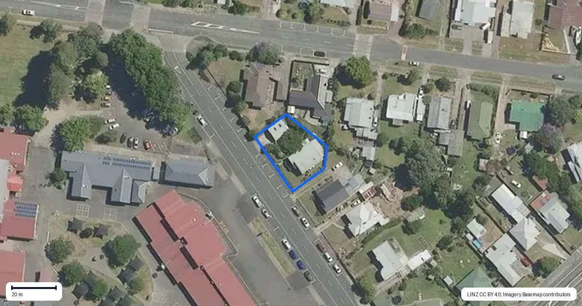Property context map for 3 Black Street, Wairoa