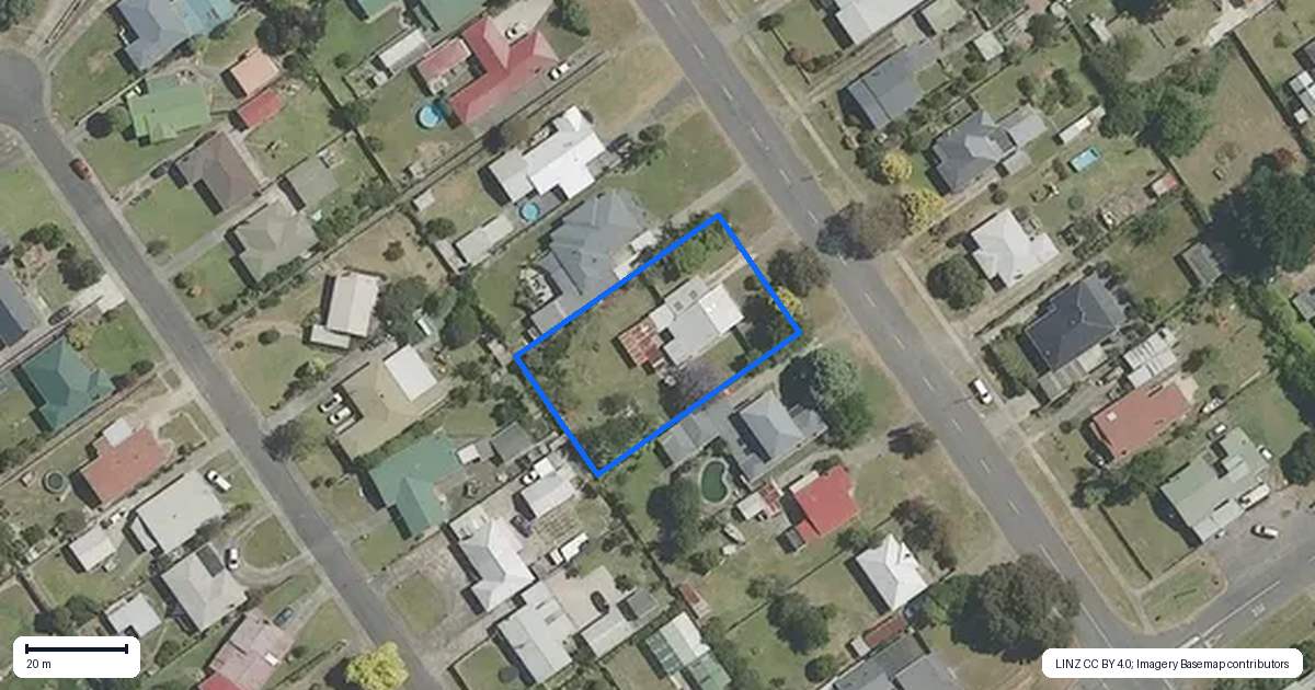 Property context map for 62 Lahore Street, Wairoa