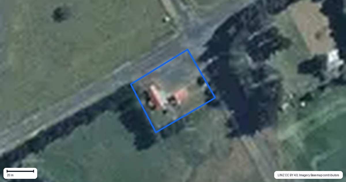 Property context map for 461 Kumeti Road, Dannevirke
