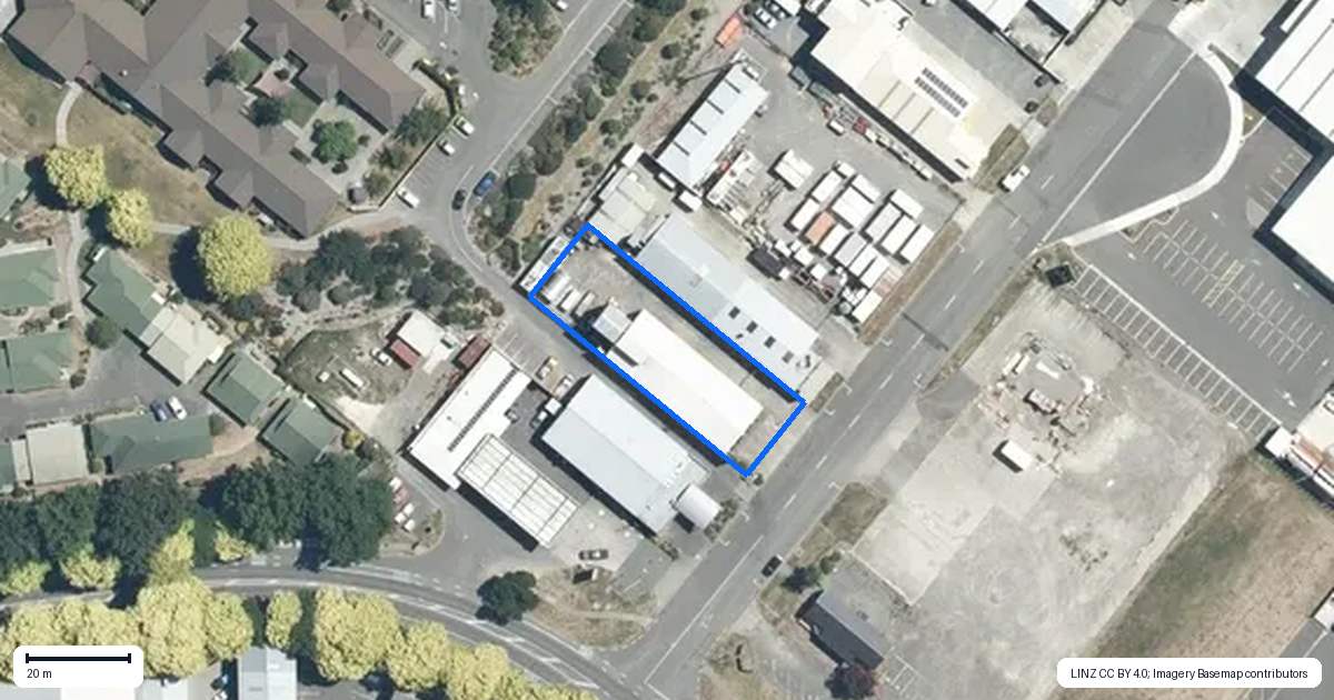 Property context map for 5 Martin Place, Havelock North