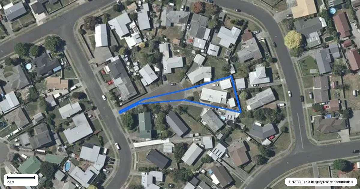Property context map for 13 Sutherland Street, Tamatea, Napier