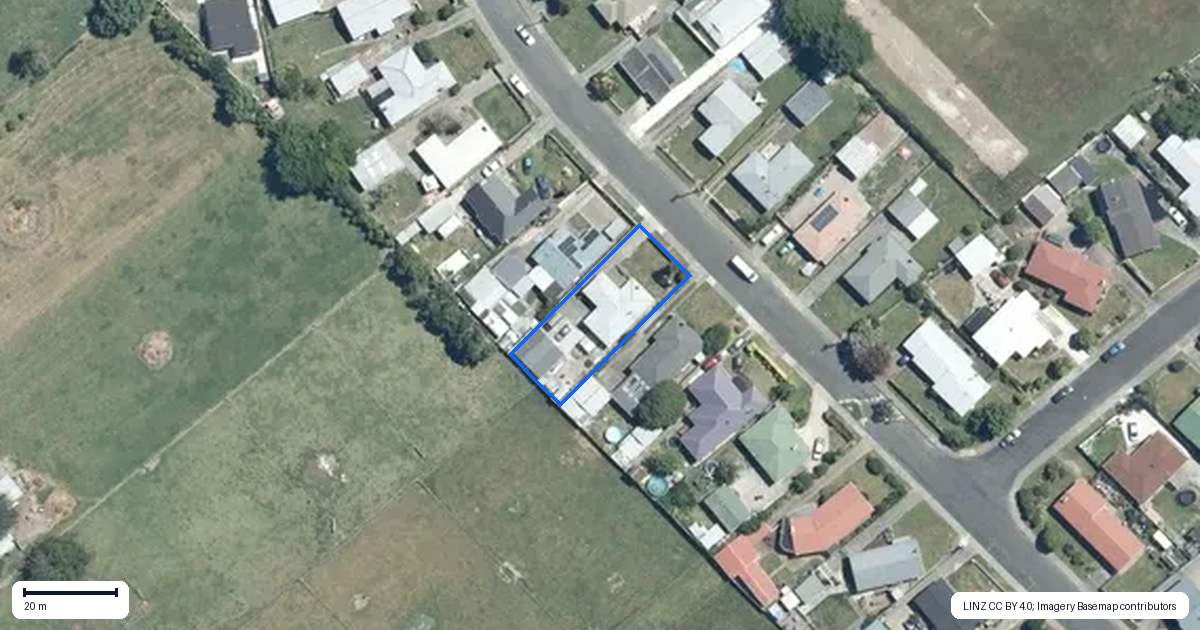 Property context map for 525 Lowe Street, Camberley, Hastings